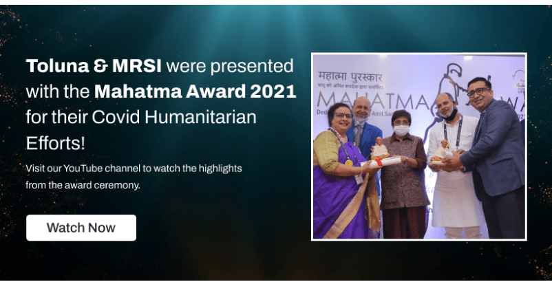 Honoured with the Mahatma Award 2021