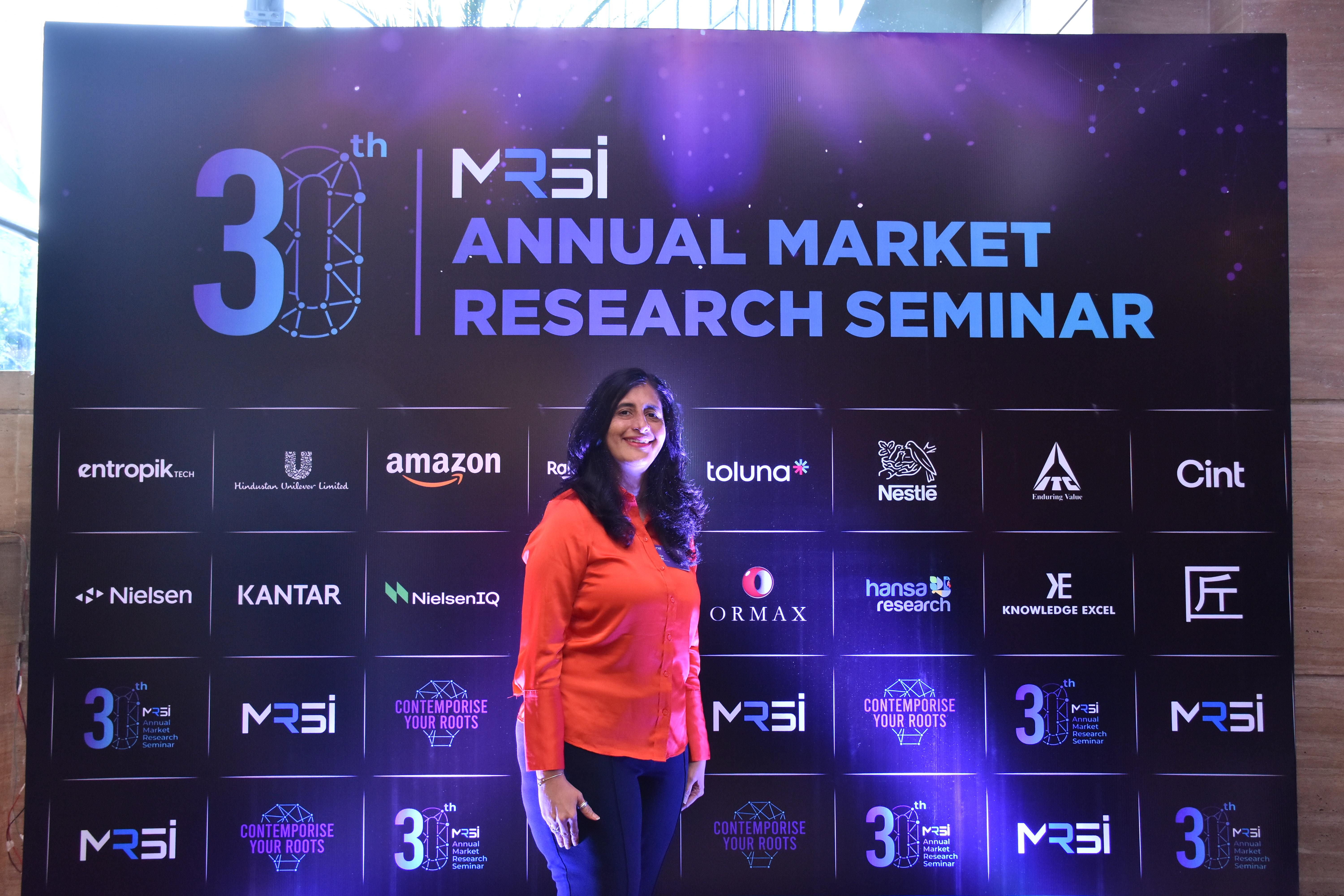30th Annual Market Research Seminar, Delhi, November 2022